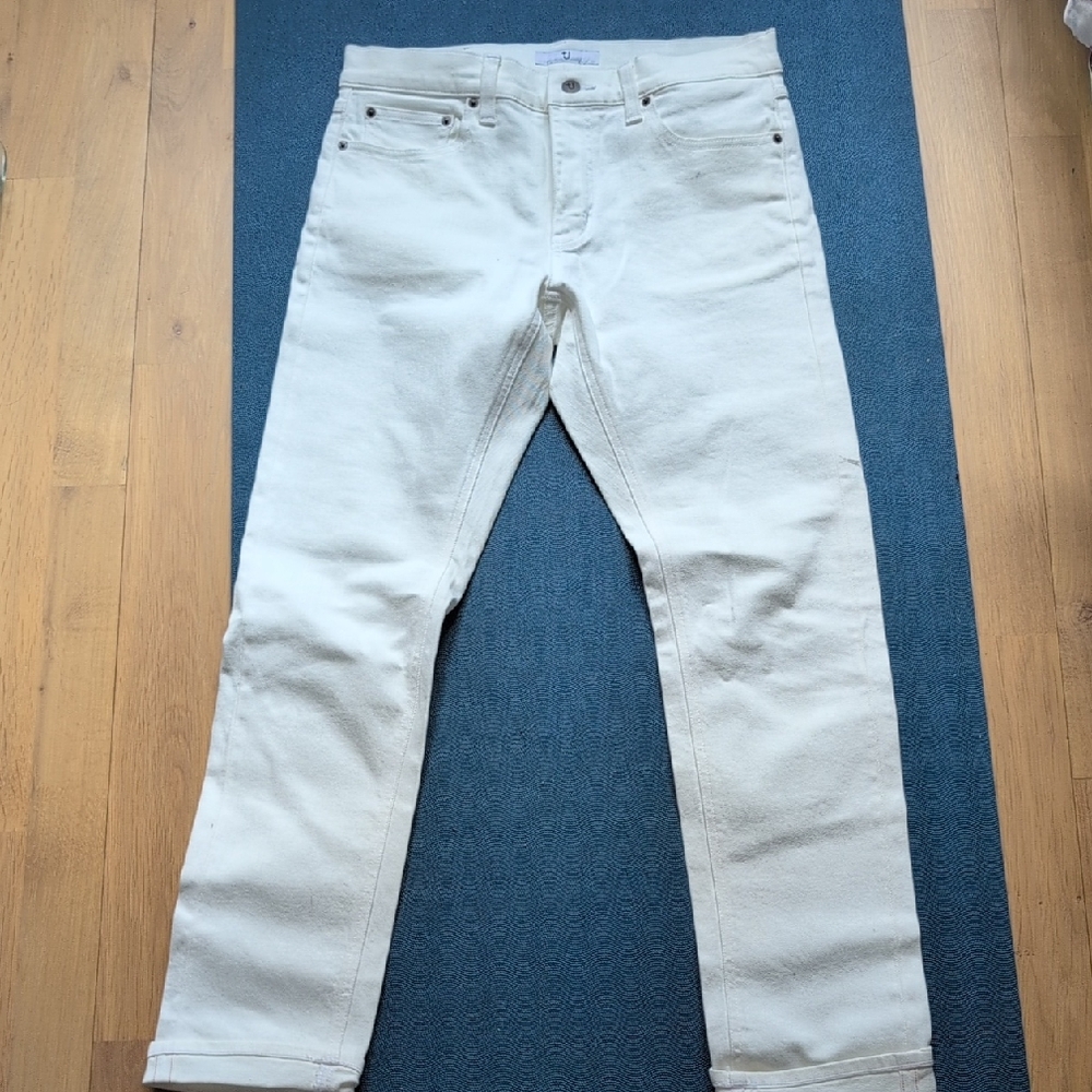 Uniqlo+J Women White Jeans